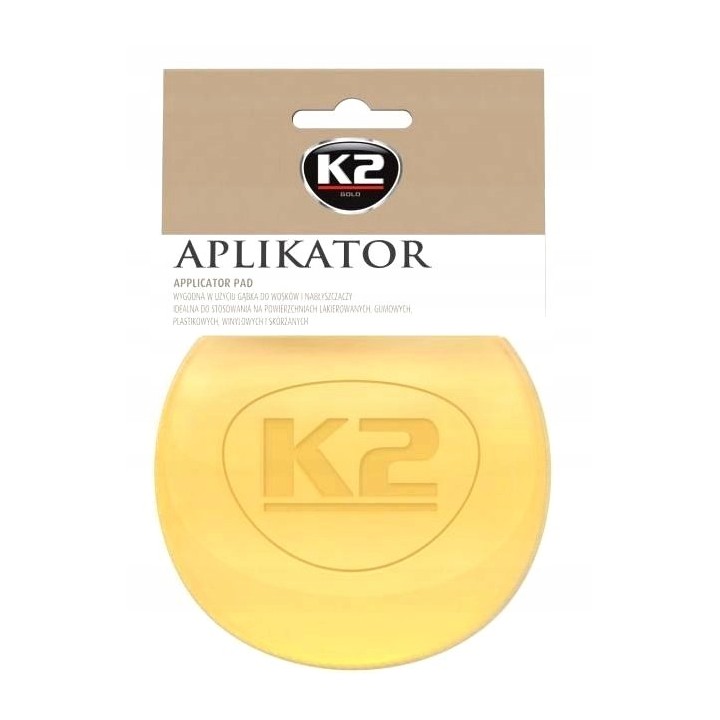 K2 APLIKATOR GĄBKA DO WOSKU NABŁYSZCZANIE DETALING