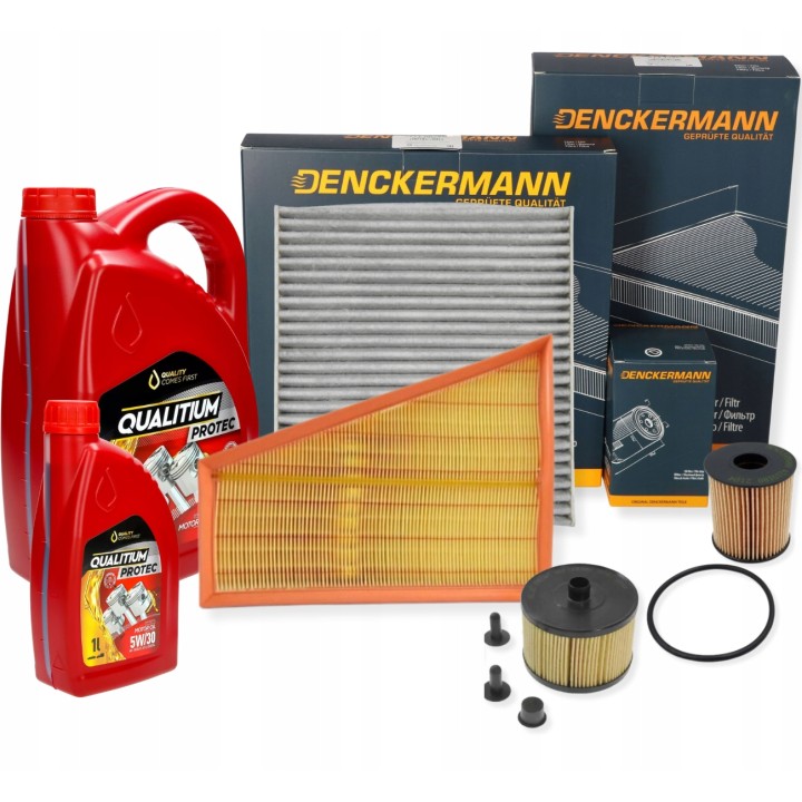 OLEJ 6L 5W30 ZESTAW FILTRÓW FORD GALAXY II S-MAX 2.0 TDCI PRZEDLIFT