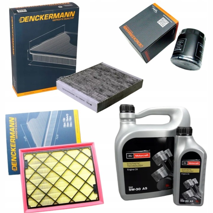 6L OLEJ 5W30 MOTORCRAFT + ZESTAW FILTRÓW MONDEO V MK5 GALAXY S-MAX 2.0TDCI