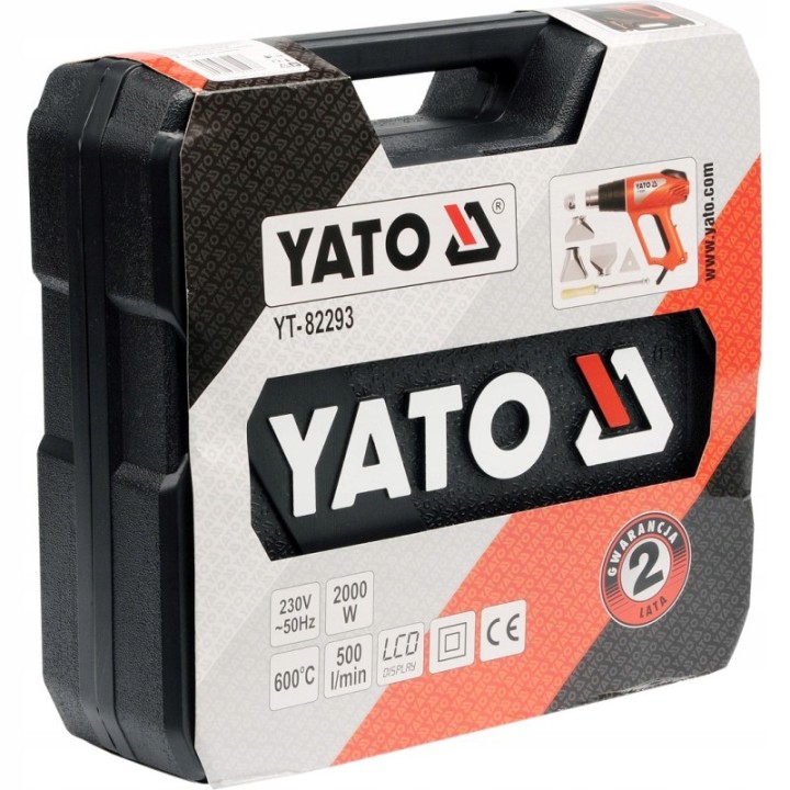 YATO OPALARKA 2000W 70~600°C AKCES. WYŚW. LCD