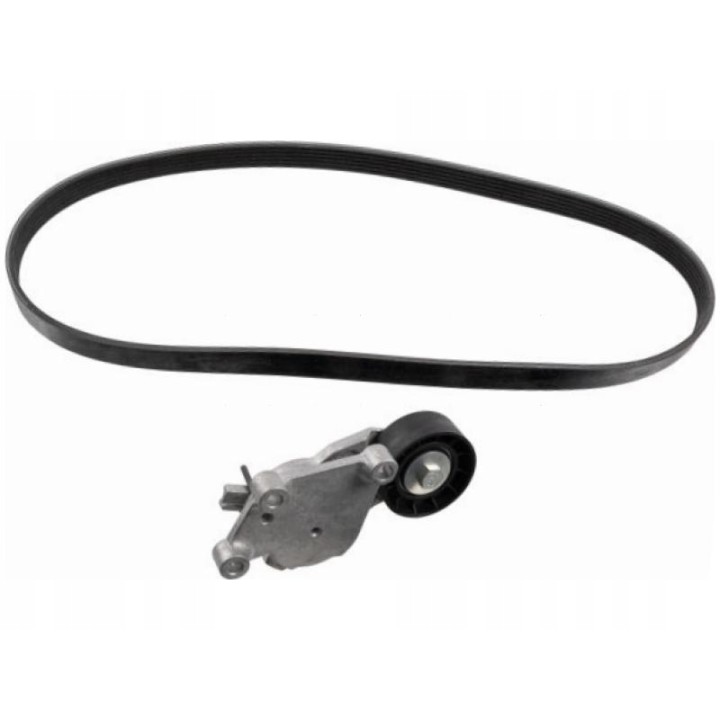 ZESTAW PASEK WIELOROWKOWY + NAPINACZ ROLKA FORD VOLVO CITROEN PEUGEOT