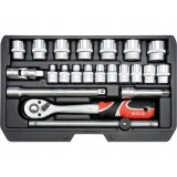 YATO ZESTAW NARZĘDZIOWY 3/8" 22CZ. XS