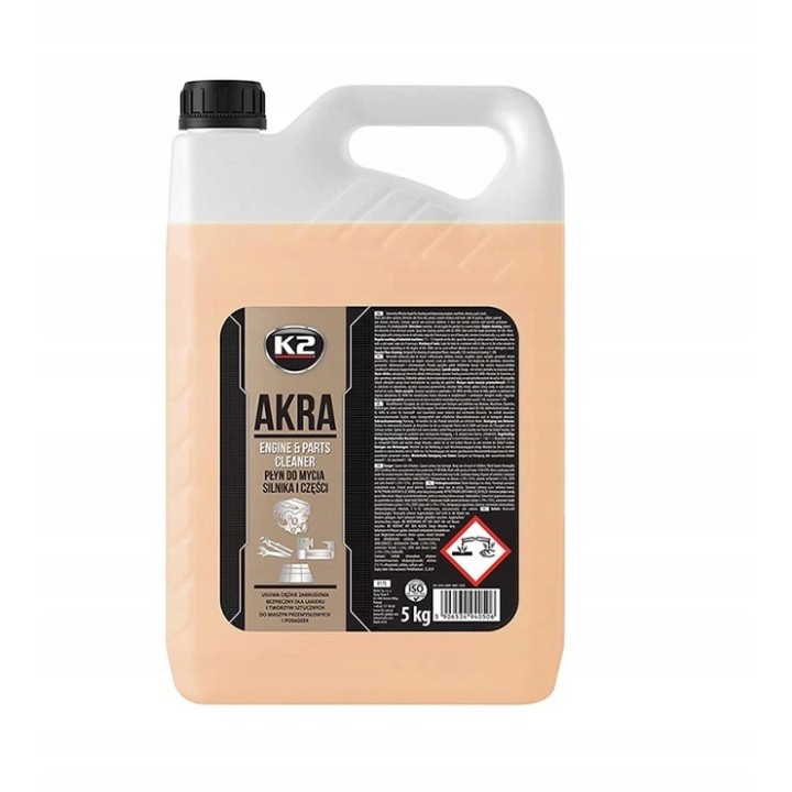 K2 AKRA PŁYN DO MYCIA SILNIKA 5L +OPRYSKIWACZ 1,5L