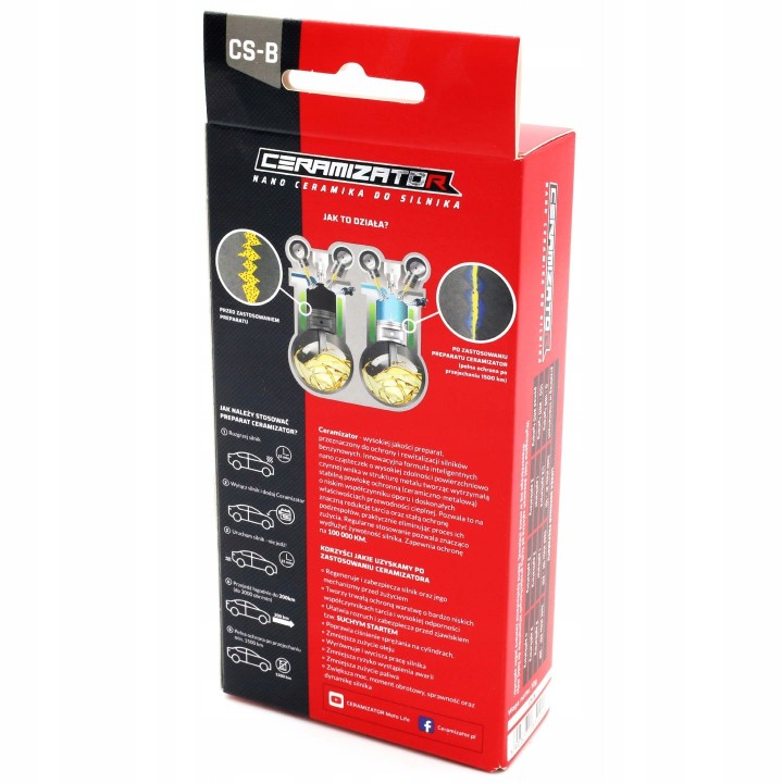 Ceramizator Środek do silników benzynowych Nano Ceramika CS-B 10 ml