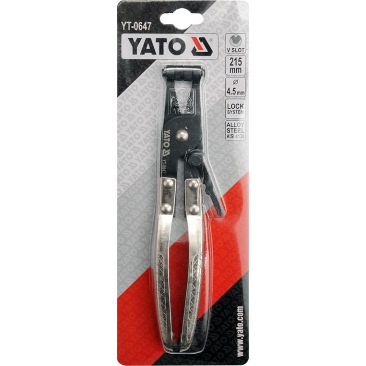 YATO SZCZYPCE DO OPASEK ZACISKOWYCH ROZPRĘŻNYCH, TYP V, 4,5MM
