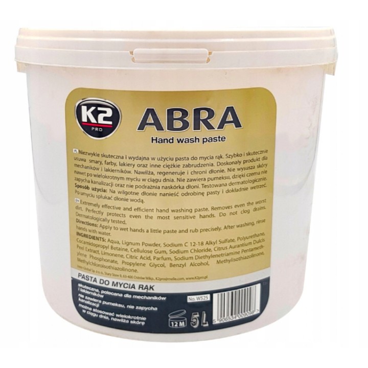 Pasta do mycia rąk K2 Abra W525 5 l