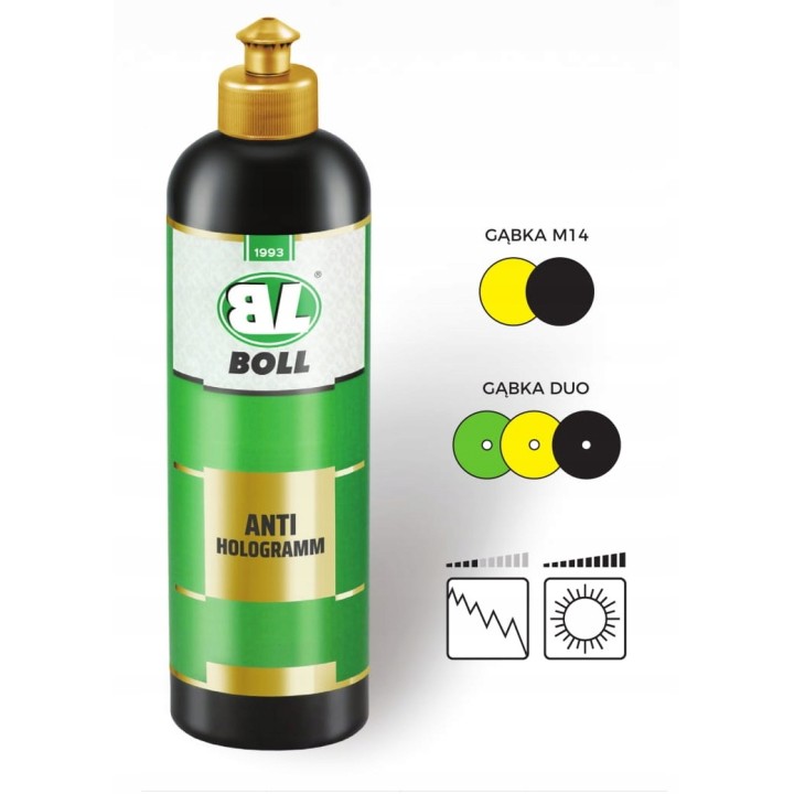BOLL PASTA DO LIKWIDACJI ZARYSOWAŃ 250ML PASTA POLERSKA ANTI HOLOGRAMM