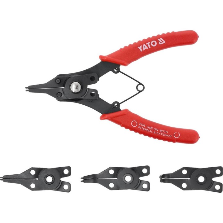 YATO SZCZYPCE SEGERA Z WYMIENNYMI KOŃCÓWKAMI, 160MM