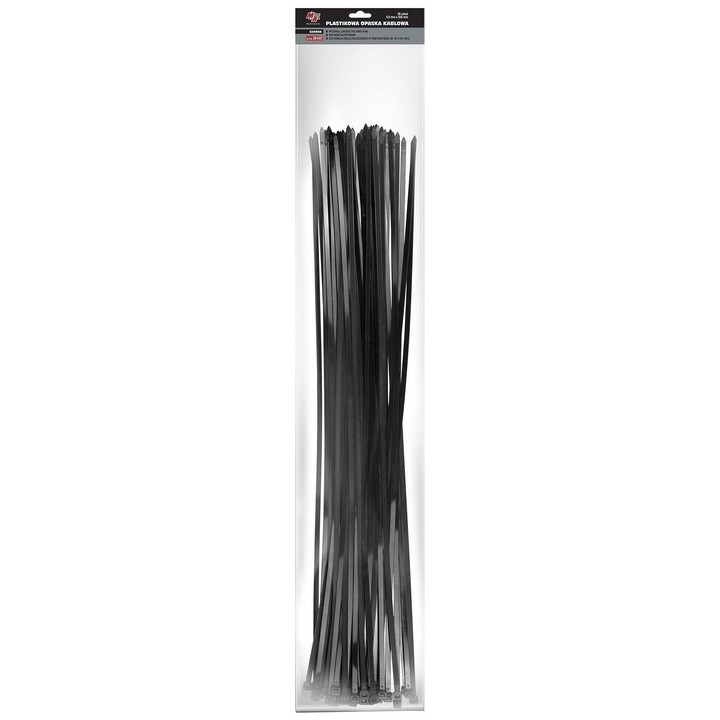 MOJE AUTO OPASKA PLASTIKOWA 9X920 (1 OPAK. = 50 SZT) CZARNA