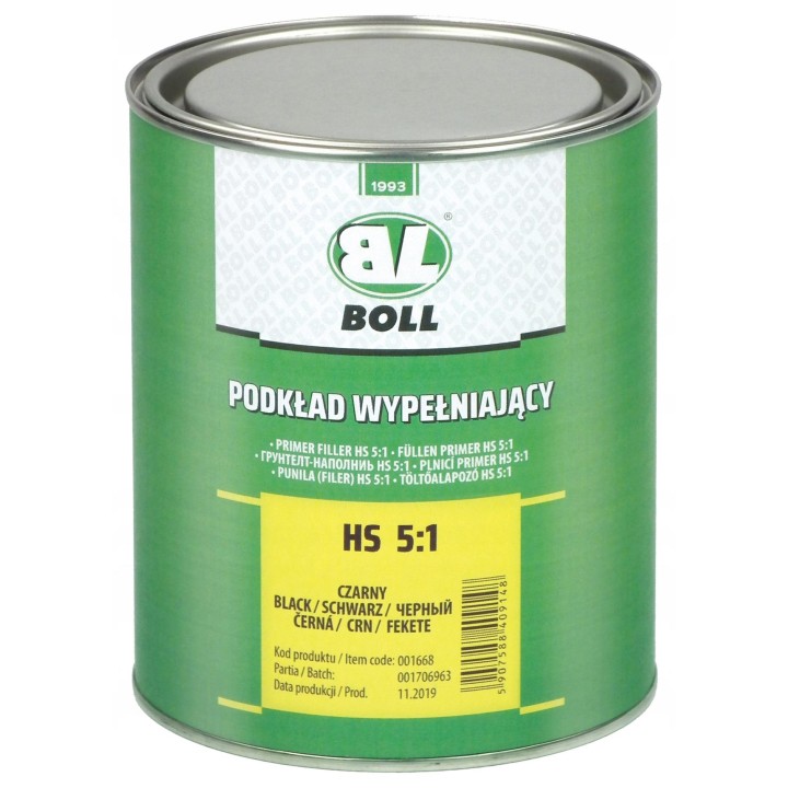 BOLL PODKŁAD WYPEŁNIAJĄCY 800ML HS 5:1 CZARNY / BOLL