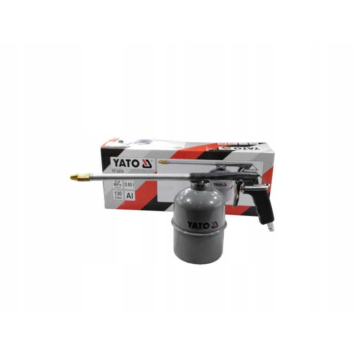 YATO PISTOLET DO ROPOWANIA Z DWOMA KOŃCÓWKAMI 0,85L