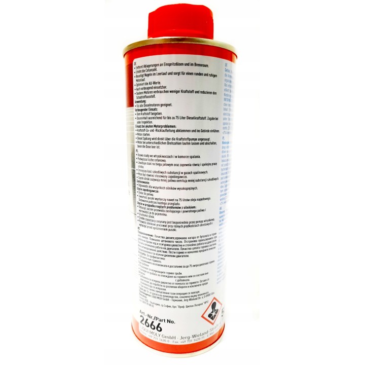 LIQUI MOLY ŚRODEK DO CZYSZCZENIA WTRYSKIWACZY 500ML DIESEL DODATEK DO PALIW