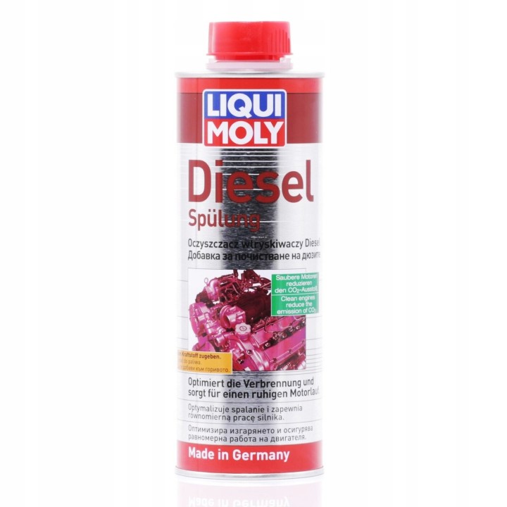 LIQUI MOLY ŚRODEK DO CZYSZCZENIA WTRYSKIWACZY 500ML DIESEL DODATEK DO PALIW