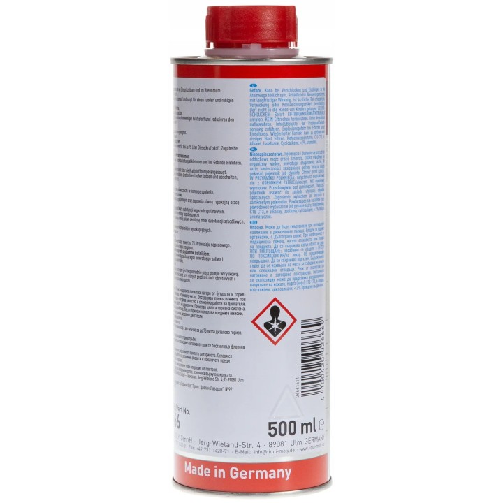 LIQUI MOLY ŚRODEK DO CZYSZCZENIA WTRYSKIWACZY 500ML DIESEL DODATEK DO PALIW