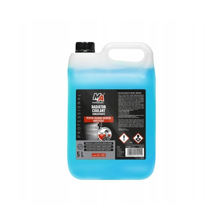 MOJE AUTO PŁYN DO CHŁODNIC 5L NIEBIESKI KONC. NA DODATKACH BASF RADIATOR CO