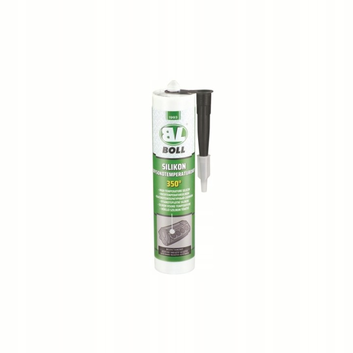 BOLL MASA USZCZELNIAJĄCA (SILIKON) 290ML CZARNA OD -40 DO 350°C / BOLL