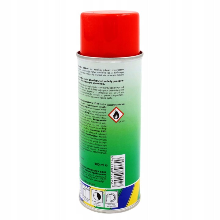 BOLL ŚRODEK DO USUWANIA LAKIERU SPRAY 400ML ZMYWACZ / BOLL