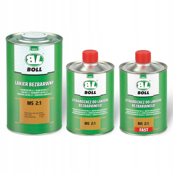 BOLL UTWARDZACZ DO LAKIERU BEZBARWNEGO 500ML MS 2:1 / STANDARD