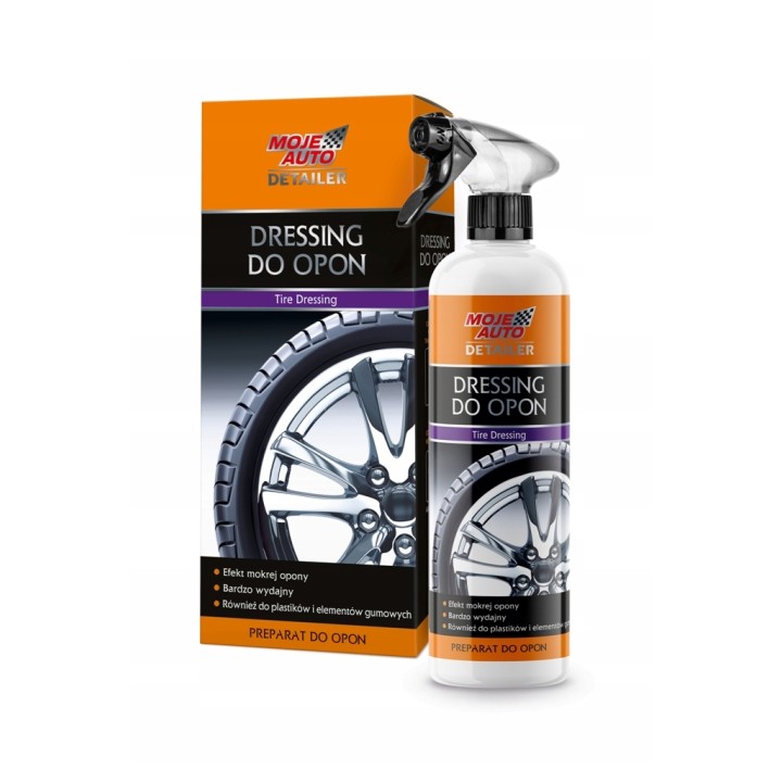 MOJE AUTO ŚRODEK DO KONSERWACJI I NABŁYSZCZANIA OPON 500ML DRESSING DO OPON