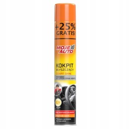 MOJE AUTO KOKPIT BŁYSZCZĄCY CYTRYNOWY 600ML + 25% GRATIS / MOJE AUTO