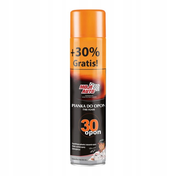 MOJE AUTO ŚRODEK DO KONSERWACJI I NABŁYSZCZANIA OPON PIANKA 400ML / MOJE AU