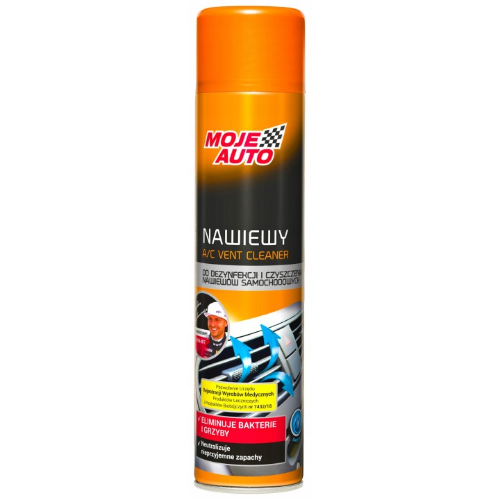 MOJE AUTO ŚRODEK BIOBÓJCZY DO CZYSZCZENIA KLIMATYZACJI 600ML / MOJE AUTO /