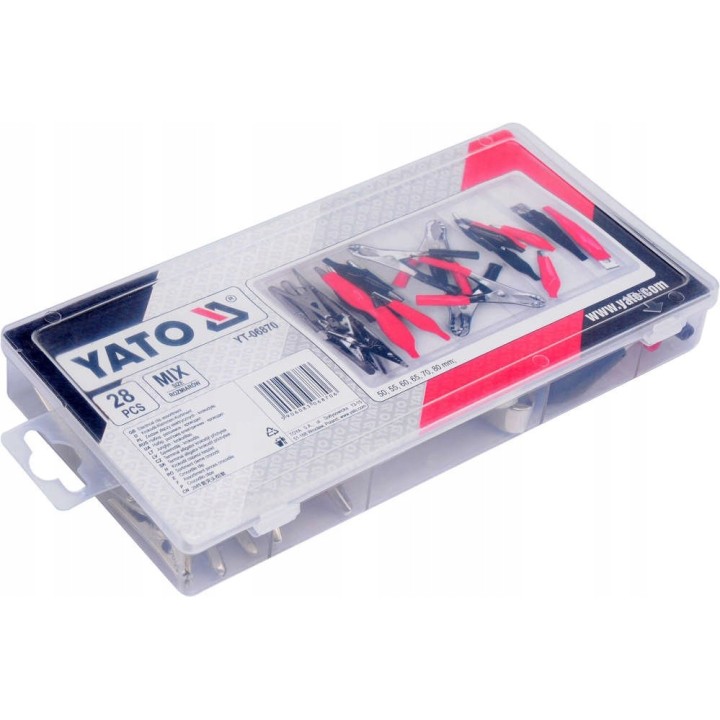 YATO ZESTAW KROKODYLKÓW ELEKTRYCZNYCH 28SZT.