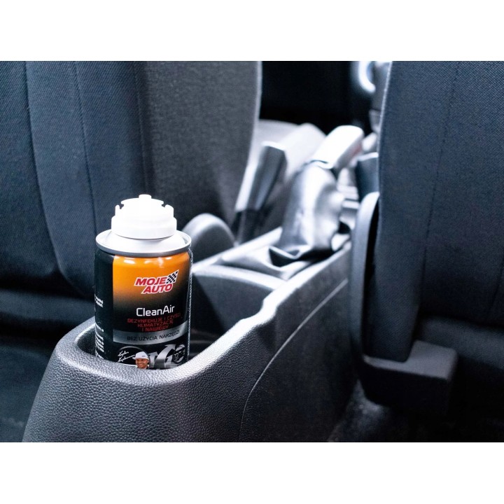 MOJE AUTO ŚRODEK BIOBÓJCZY DO CZYSZCZENIA KLIMATYZACJI CLEAN AIR BLACK 150M