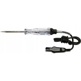 YATO SAMOCHODOWY PRÓBNIK NAPIĘCIA 6-12V, KABEL 90CM