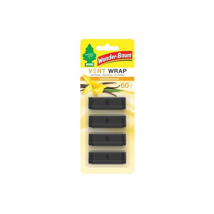 WUNDER-BAUM ZAPACH VENT WRAP VANILLA DO KRATEK NAWIEWÓW (4SZT.) / WUNDER BA