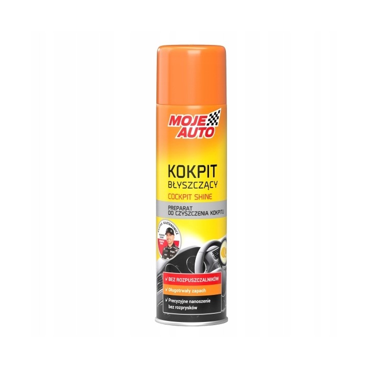MOJE AUTO KOKPIT BŁYSZCZĄCY CYTRYNOWY 500ML / MOJE AUTO