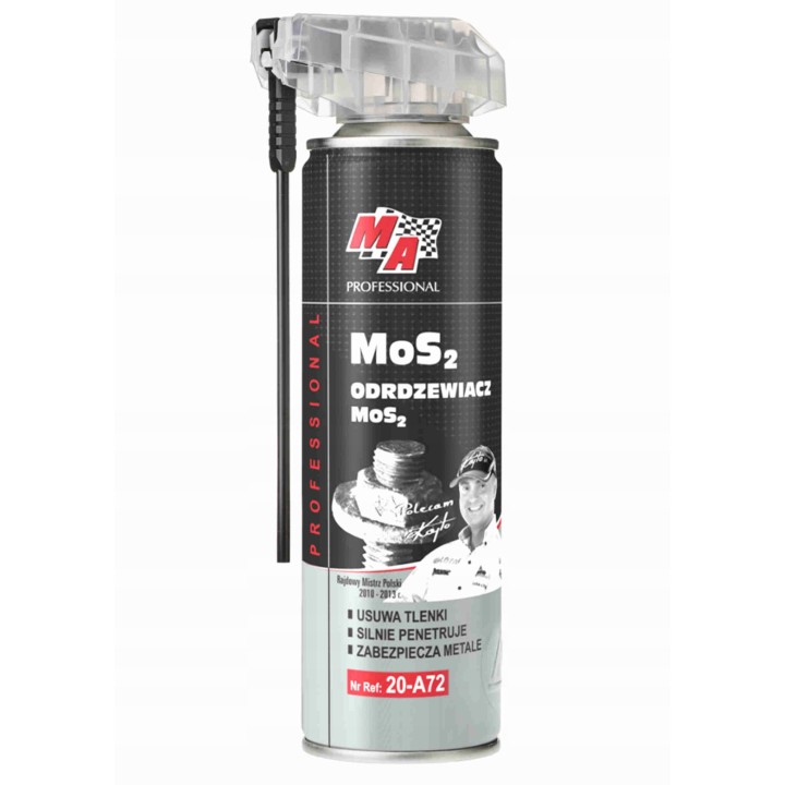 MOJE AUTO ODRDZEWIACZ W AEROZOLU 250ML Z MOS2 SMARUJE/ZABEZPIECZA / MA PRO