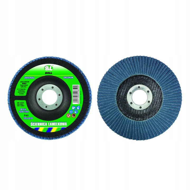 BOLL ŚCIERNICA LAMELKOWA 125X22-95A-P40 (1SZT.)