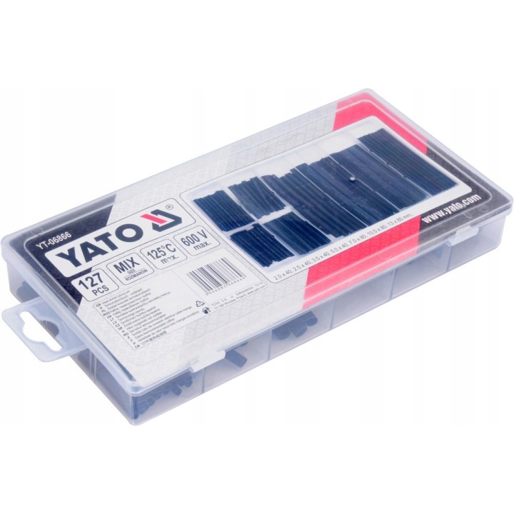 YATO ZESTAW KOSZULEK TERMOKURCZ 127SZT MIX