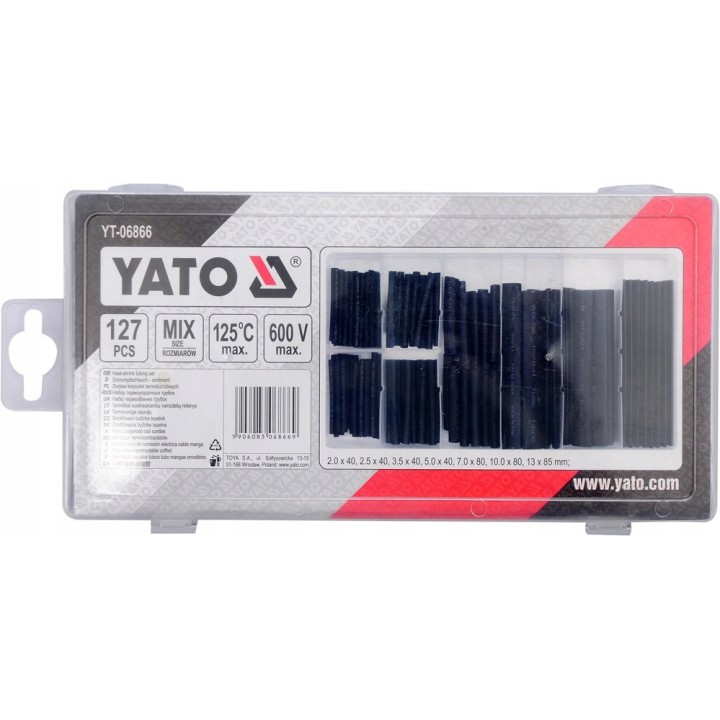 YATO ZESTAW KOSZULEK TERMOKURCZ 127SZT MIX