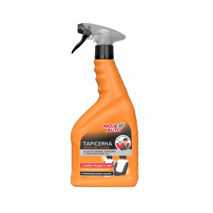 MOJE AUTO ŚRODEK DO CZYSZCZENIA TAPICERKI + ODPLAMIACZ 2W1 750ML / MOJE AUT