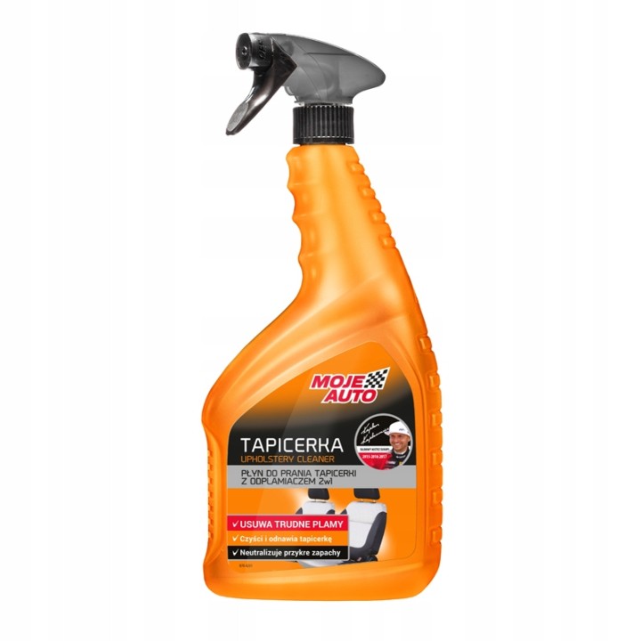 MOJE AUTO ŚRODEK DO CZYSZCZENIA TAPICERKI + ODPLAMIACZ 2W1 750ML / MOJE AUT