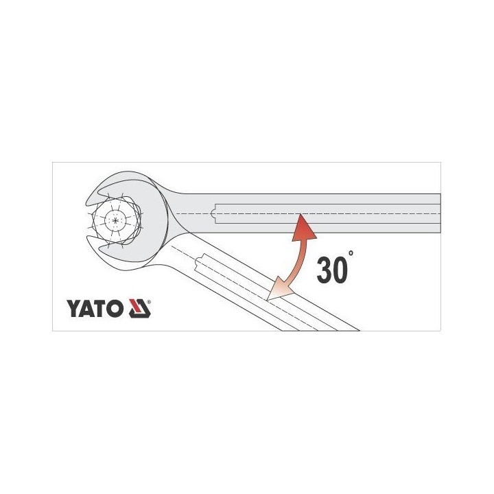 YATO KLUCZ PŁASKO-OCZKOWY 16 MM