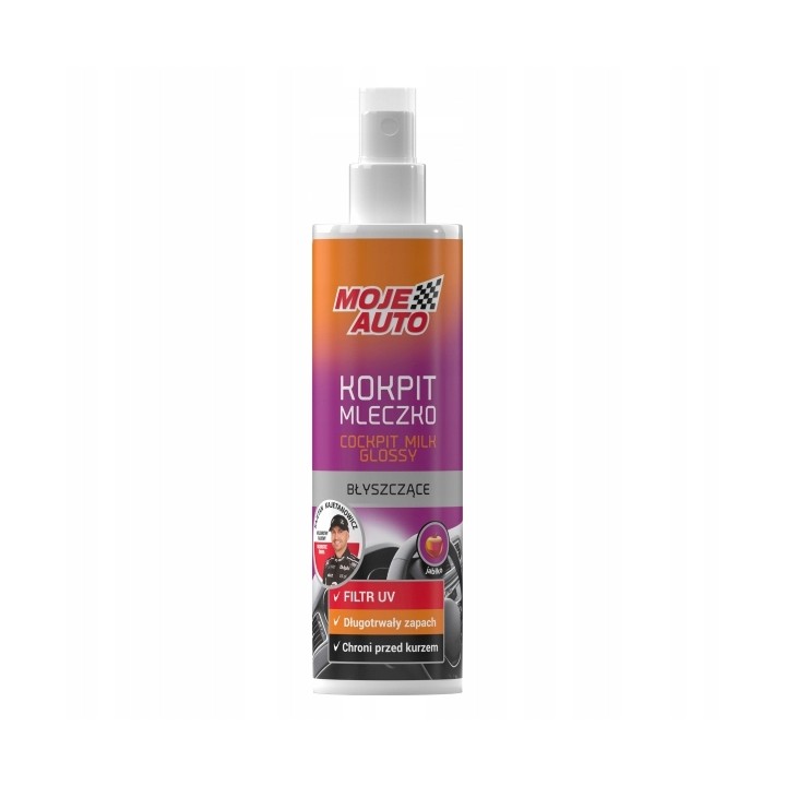MOJE AUTO KOKPIT BŁYSZCZĄCY MLECZKO JABŁKO 300ML / MOJE AUTO