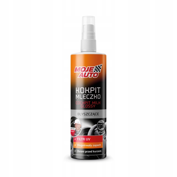 MOJE AUTO KOKPIT BŁYSZCZĄCY MLECZKO BLACK 300ML / MOJE AUTO