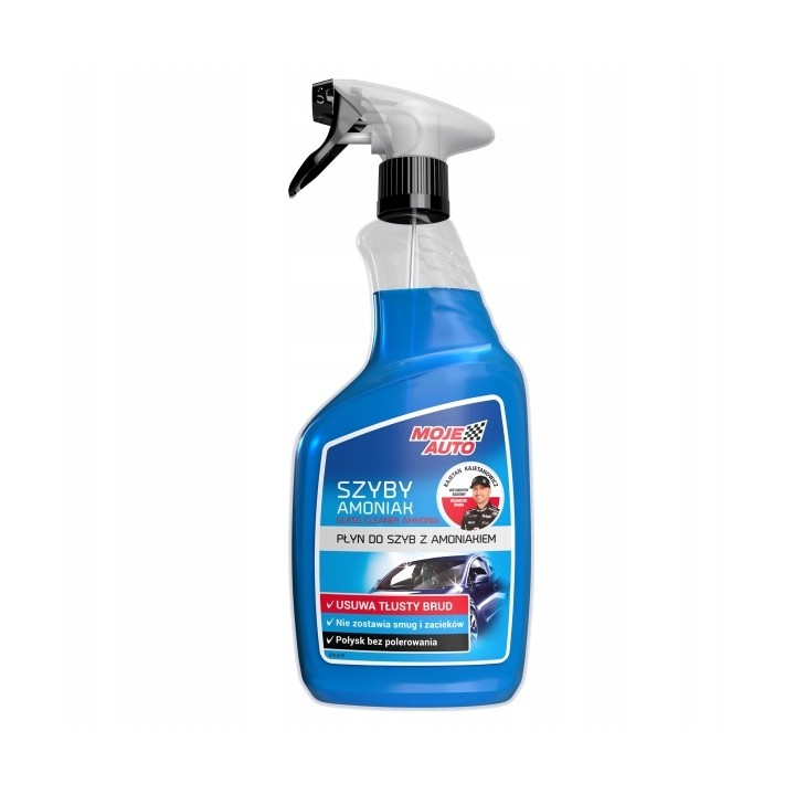 MOJE AUTO PŁYN DO MYCIA SZYB AMONIAK 650ML ATOMIZER / MOJE AUTO