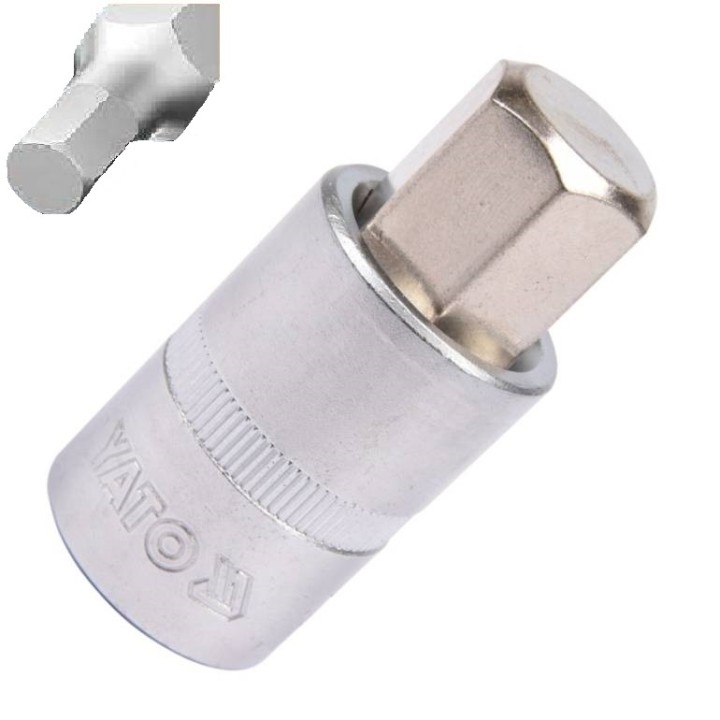 YATO KLUCZ TRZPIENIOWY HEX 1/2" 7MM L55MM