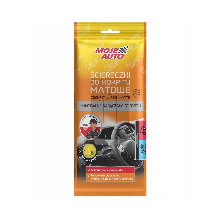 MOJE AUTO ŚCIERECZKI DO KOKPITU MATOWE 24SZT. / MOJE AUTO