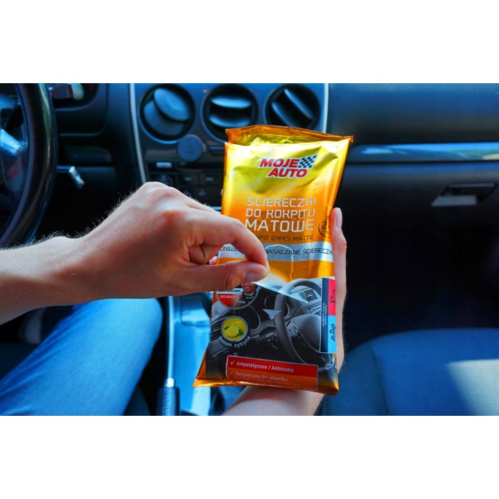 MOJE AUTO ŚCIERECZKI DO KOKPITU MATOWE 24SZT. / MOJE AUTO