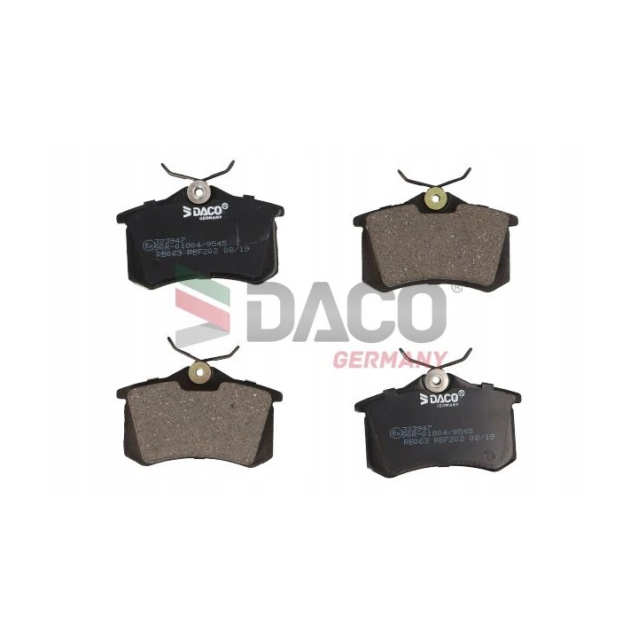 KLOCKI HAMULCOWE TYL do PEUGEOT RENAULT CITROEN SKODA SEAT AUDI VW GOLF