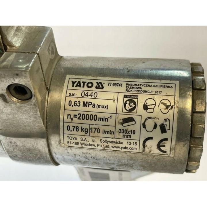 YATO TAŚMOWA SZLIFIERKA PNEUMATYCZNA 10X330MM