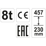 YATO PODNOŚNIK HYDRAULICZNY SŁUPKOWY 8T