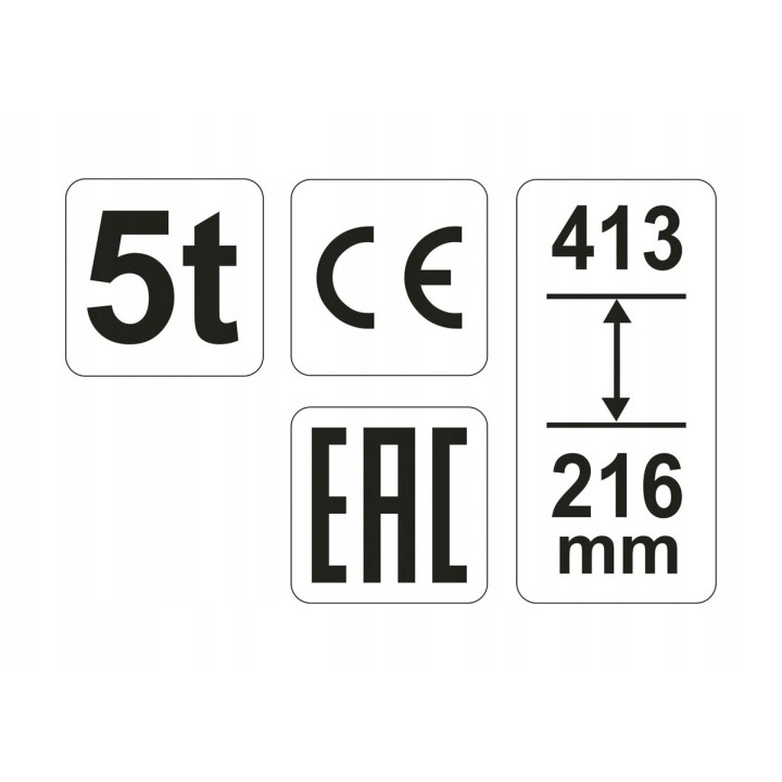 YATO PODNOŚNIK HYDRAULICZNY SŁUPKOWY 5T