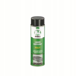 BOLL LAKIER AKRYLOWY 500ML W AEROZOLU POŁYSK RALLY CZARNY / BOLL