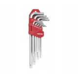 YATO KLUCZE IMBUSOWE TORX T10 - T50 DŁUGIE CR-V, 9CZ